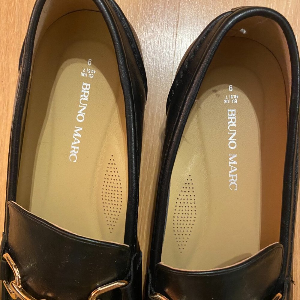 Bruno Marc Women's Penny Loafers Slip on Comfortable Flats Shoes Black Size 9 - Picture 9 of 10